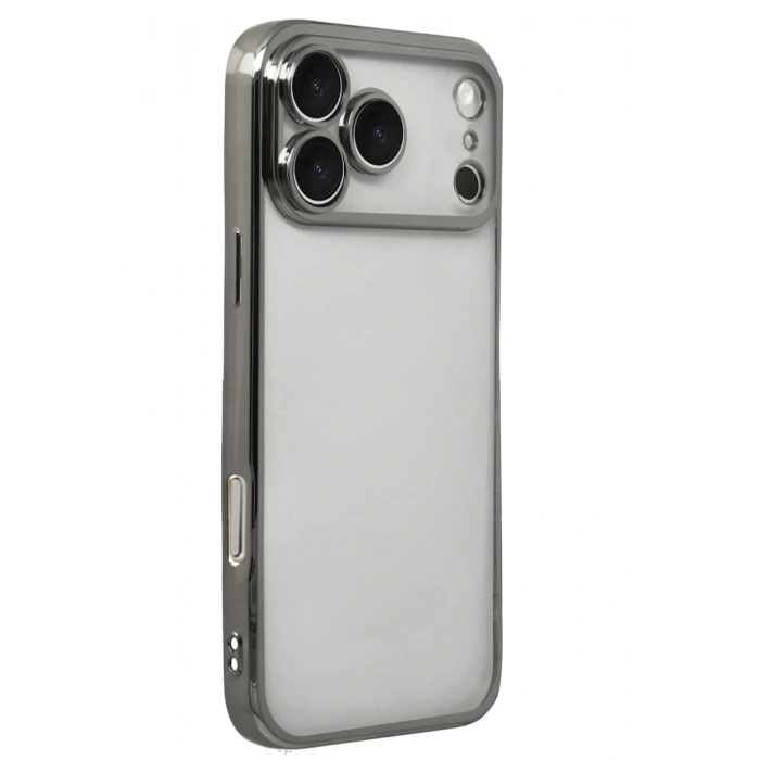 Durukar®   iPhone 17 Pro Max  Lensli Silikon - Titan Gri