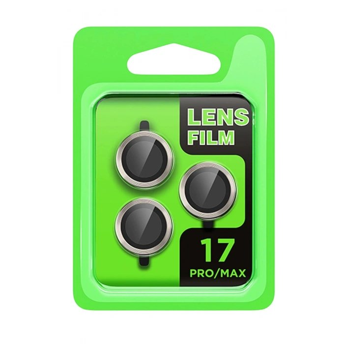 Durukar®   iPhone 17 Pro Raze Metal Kamera Lens - Gri