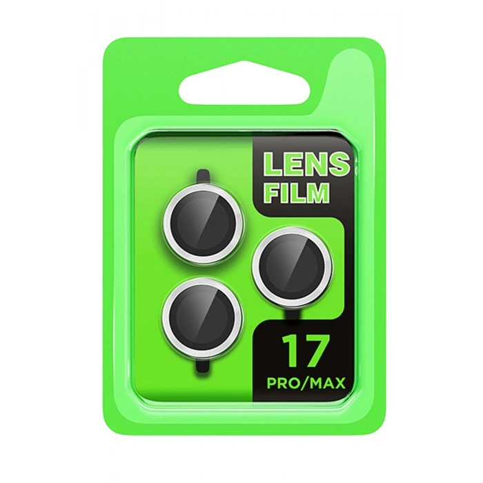 Durukar®   iPhone 17 Pro Raze Metal Kamera Lens - Gümüş