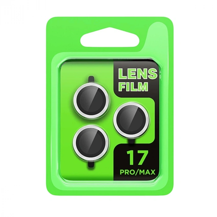 Durukar®   iPhone 17 Pro Raze Metal Kamera Lens - Gümüş