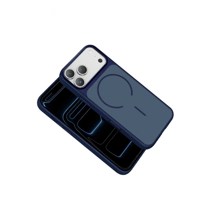 Durukar®   iPhone 17 Pro Rush Magsafe Kapak - Mavi