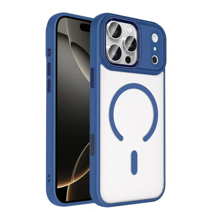 Durukar®   iPhone 17 Pro Terea Magsafe Kapak - Lacivert
