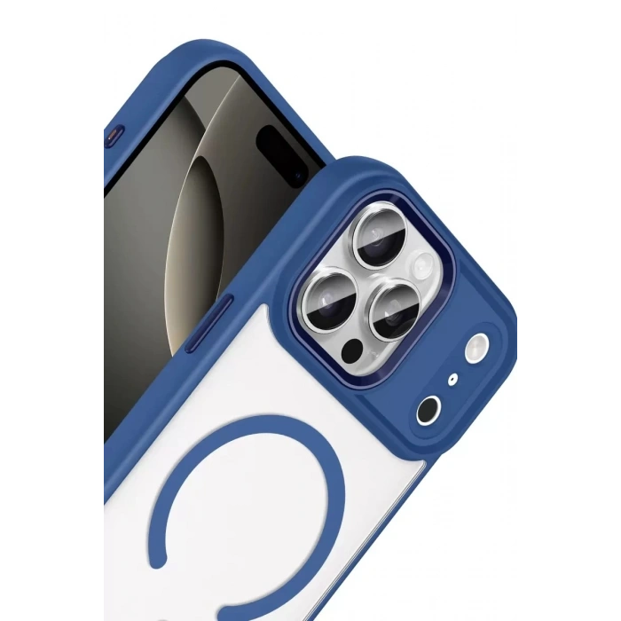 Durukar®   iPhone 17 Pro Terea Magsafe Kapak - Lacivert