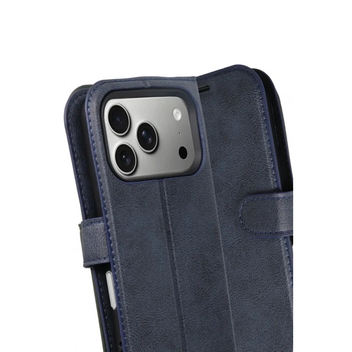 Durukar®   iPhone 17 Pro Trend S Plus Kapaklı Kılıf - Lacivert
