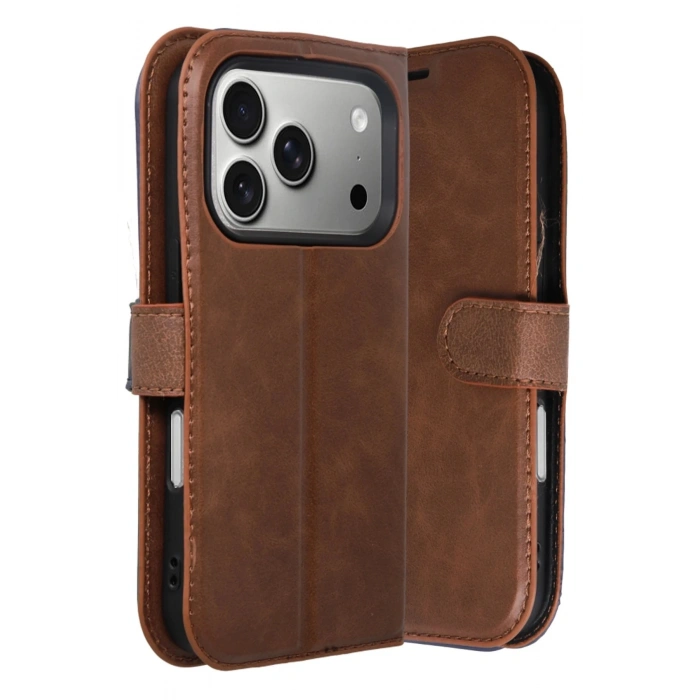 Durukar®   iPhone 17 Pro Trend S Plus Kapaklı Kılıf - Taba