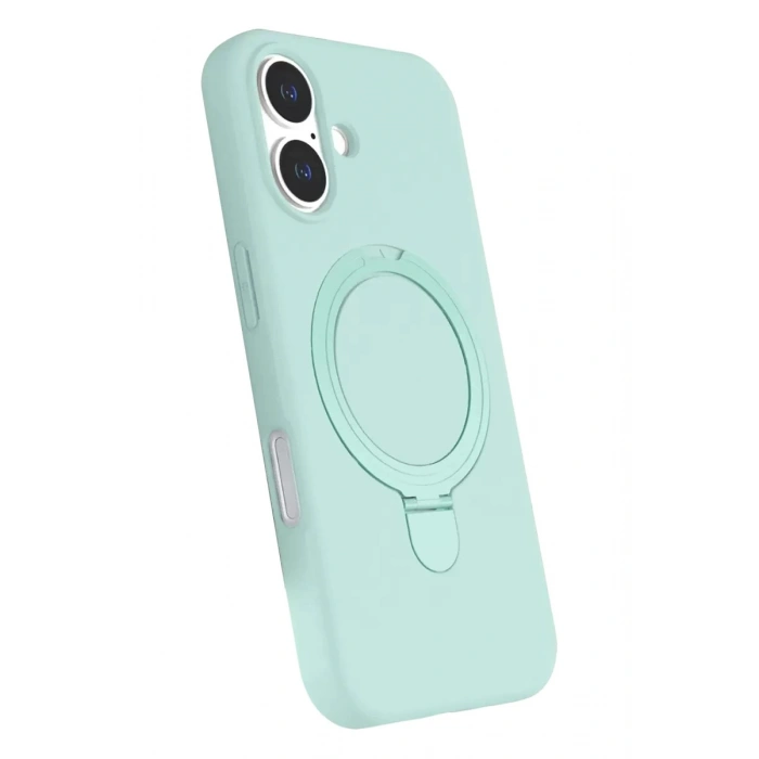 Durukar®   iPhone 17 Regal Magsafe Standlı Kapak - Su Yeşili