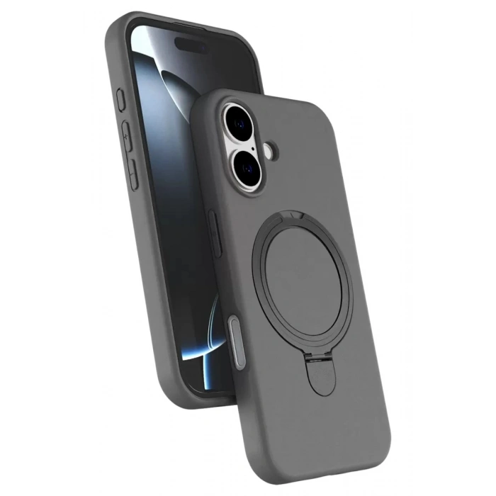 Durukar®   iPhone 17 Regal Magsafe Standlı Kapak - Titan Gri