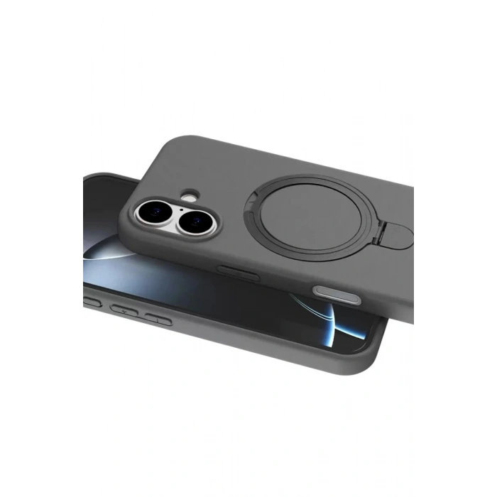 Durukar®   iPhone 17 Regal Magsafe Standlı Kapak - Titan Gri