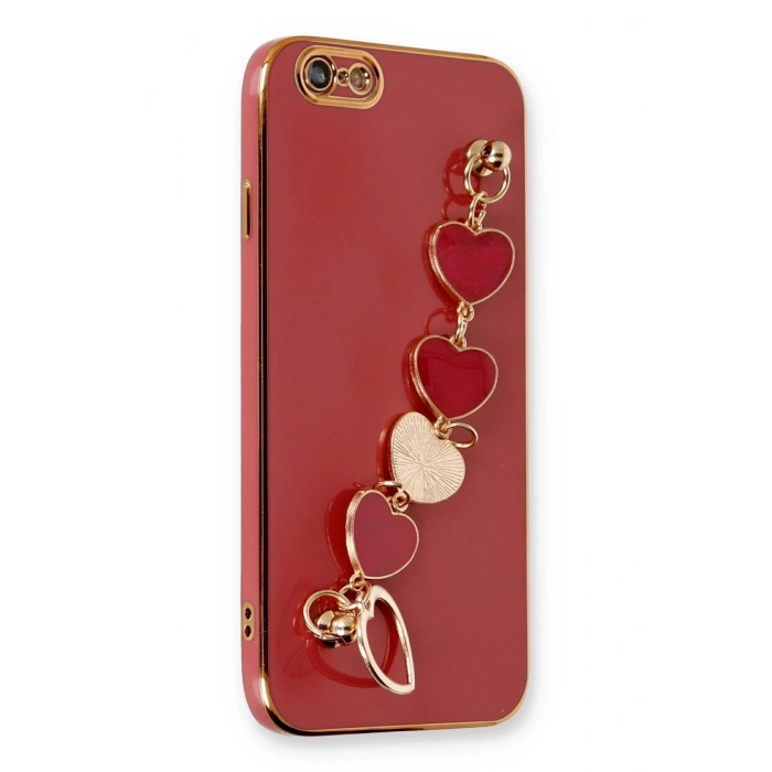 Durukar®  iPhone 6 Kılıf Esila Silikon - Kırmızı