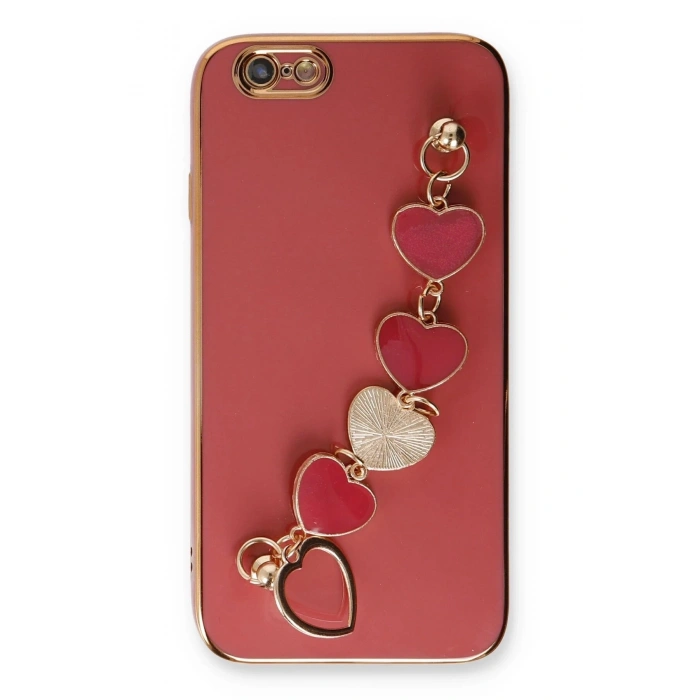 Durukar®  iPhone 6 Kılıf Esila Silikon - Kırmızı