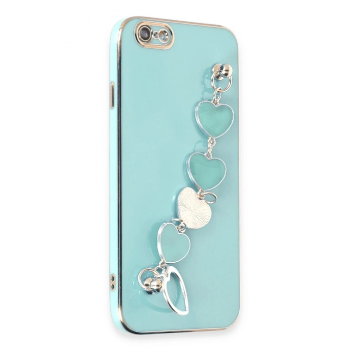 Durukar®  iPhone 6 Kılıf Esila Silikon - Su Yeşili
