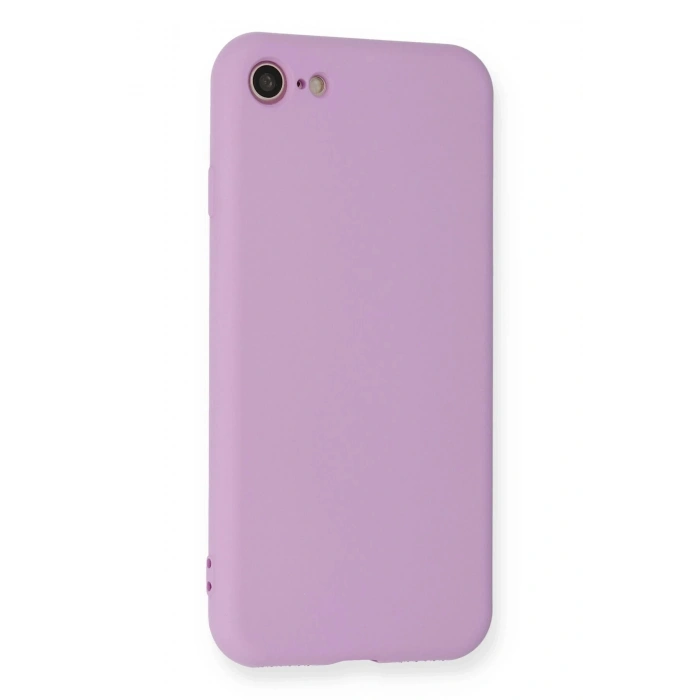 Durukar®  iPhone 7 Kılıf Nano içi Kadife Silikon - Lila