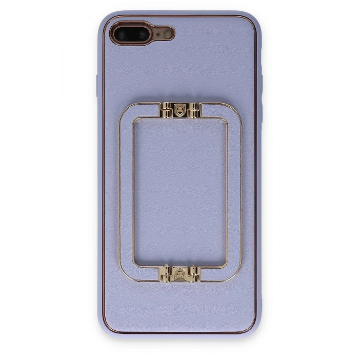 Durukar®  iPhone 7 Plus Kılıf Coco Elit Kapak - Lila