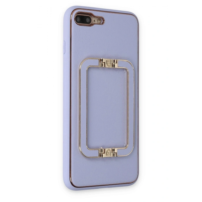 Durukar®  iPhone 7 Plus Kılıf Coco Elit Kapak - Lila