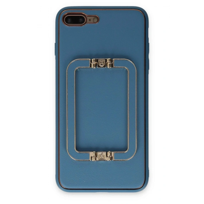 Durukar®  iPhone 7 Plus Kılıf Coco Elit Kapak - Mavi