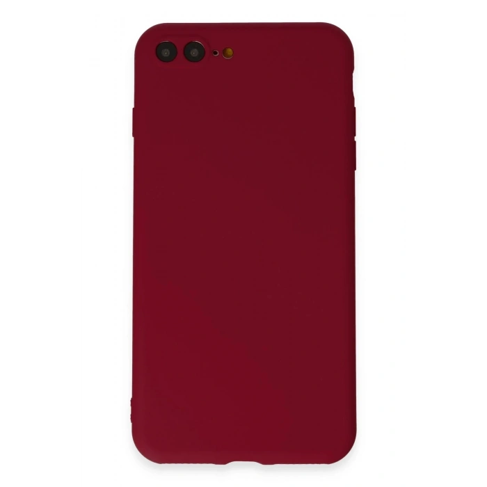 Durukar®  iPhone 7 Plus Kılıf First Silikon - Bordo