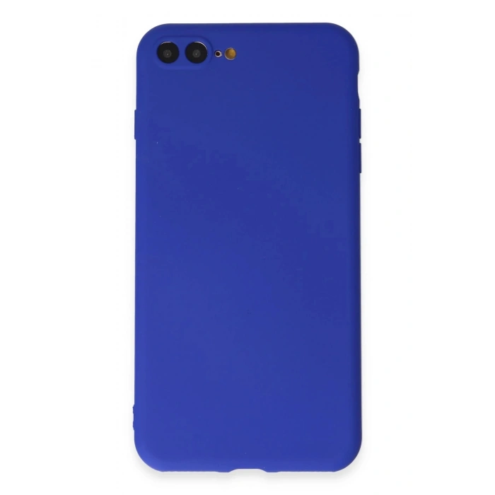 Durukar®  iPhone 7 Plus Kılıf First Silikon - Koyu Mavi