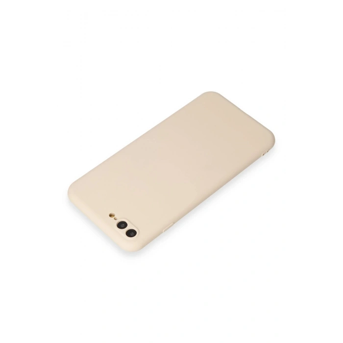 Durukar®  iPhone 7 Plus Kılıf First Silikon - Krem