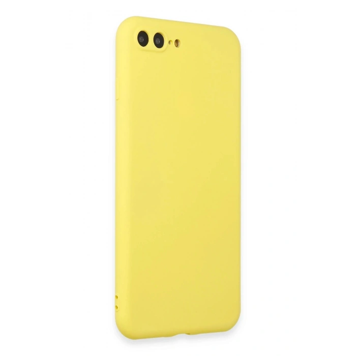 Durukar®  iPhone 7 Plus Kılıf First Silikon - Sarı