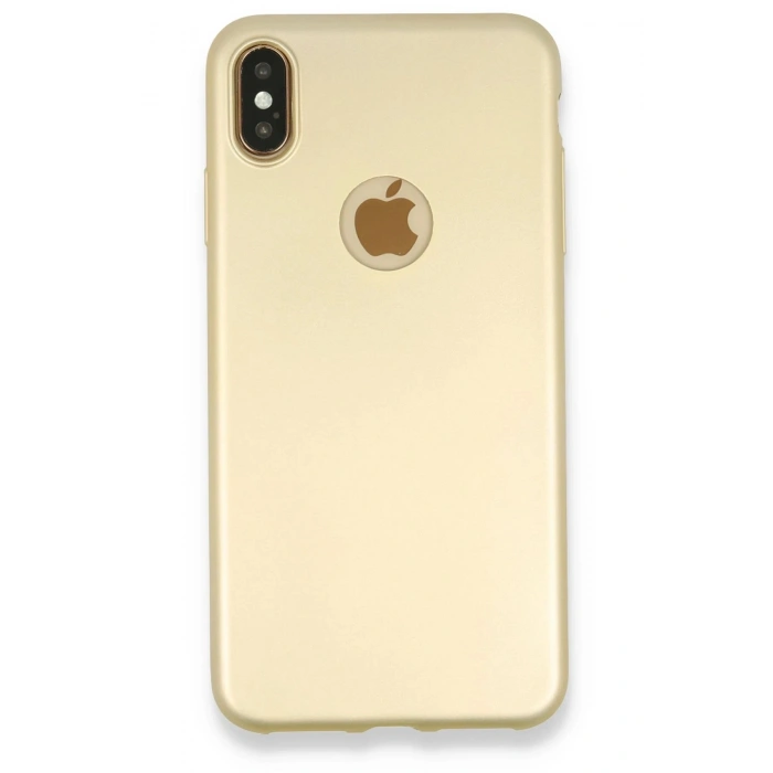 Durukar®  iPhone XS Max Kılıf First Silikon - Gold