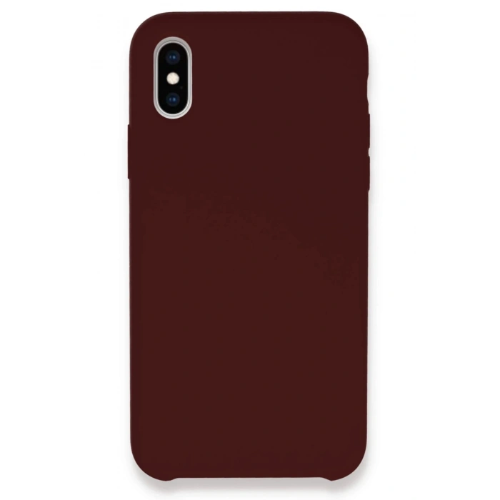 Durukar®  iPhone XS Max Kılıf Lansman Legant Silikon - Bordo