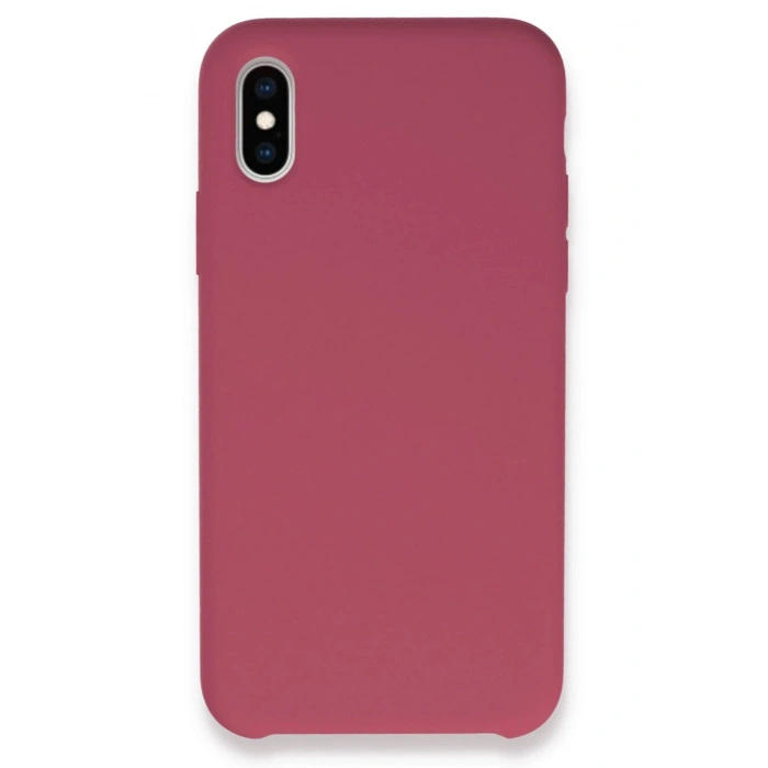 Durukar®  iPhone XS Max Kılıf Lansman Legant Silikon - Fuşya