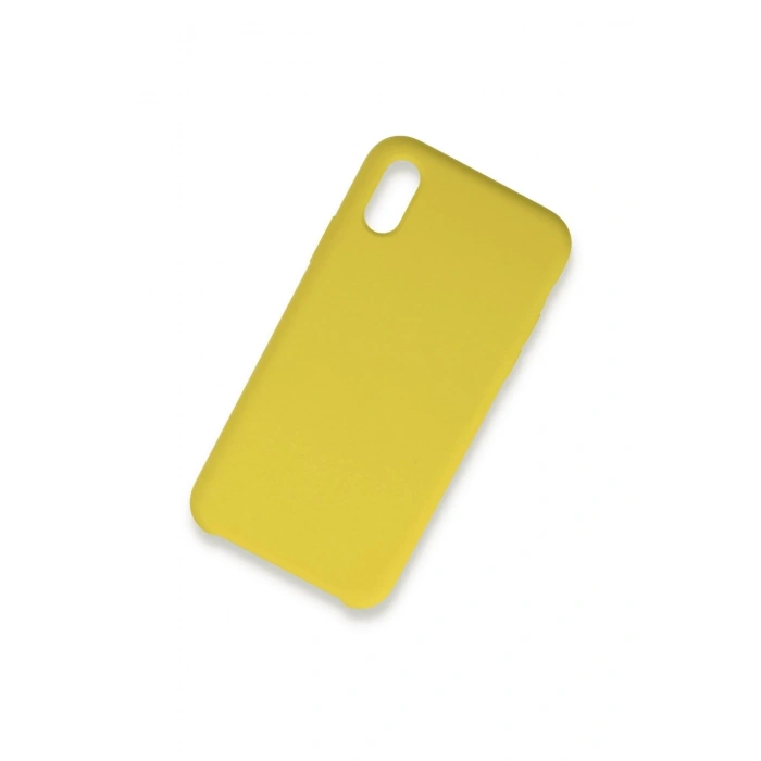 Durukar®  iPhone XS Max Kılıf Lansman Legant Silikon - Sarı