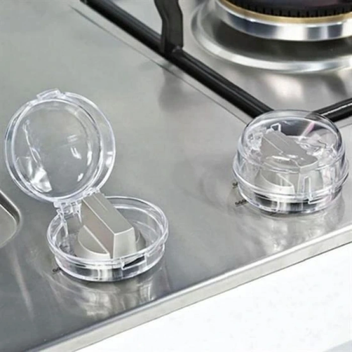 Durukar® Isıya Dayanıklı Plastik Ocak Düğme Koruyucu Düğme Kilidi Emniyet Düzeneği