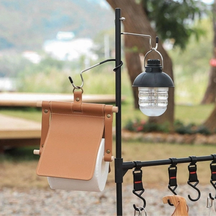 Durukar® Kamp İçin Çok Fonksiyonlu S-Şekilli Direk Askısı Kaymaz Paslanmaz Çelik Eşya Asma Kancası