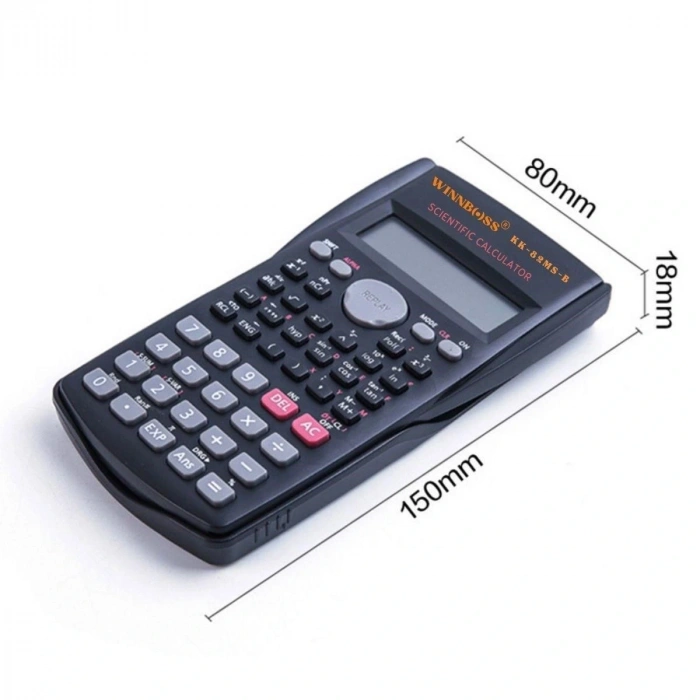 Durukar® Lid 240-Function, Battery-Powered Scientific Calculator