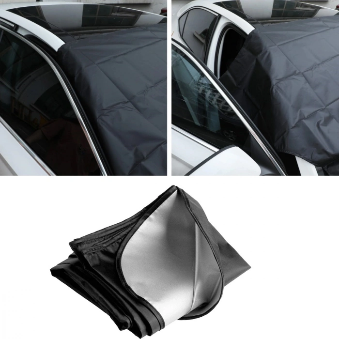 Durukar® Kar Buz Önleyici Örtü  Araç Oto Ön Cam Koruyucu Branda