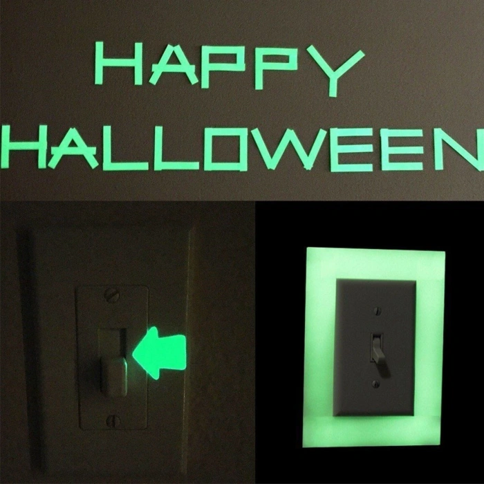 Durukar® Karanlıkta Işık Veren  Yansıyan 4 Metre Fosforlu Yeşil Şerit Bant