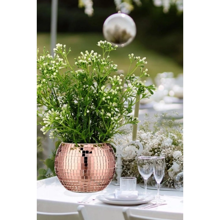 Durukar® Kare Bronz Cam Mozaik Fayans Çıkartmaları El İşi Kare Cam Fayans Kendinden Yapışkanlı Aynalı Dekor Panel 30x30 Cm