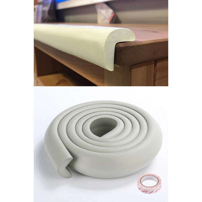 Durukar® Kauçuk Bebek Çocuk Masa Sehpa Ünite Kenar Köşe Darbe Koruyucu Güvenlik Kiti
