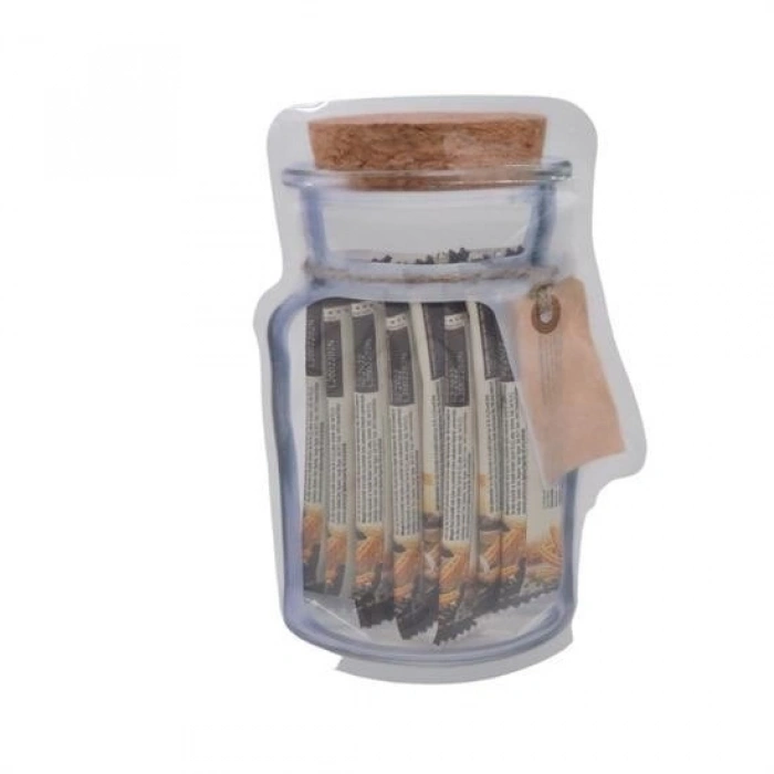 Durukar® Jar Appearance Lockable Snap Bag Practical Bag Set of 4