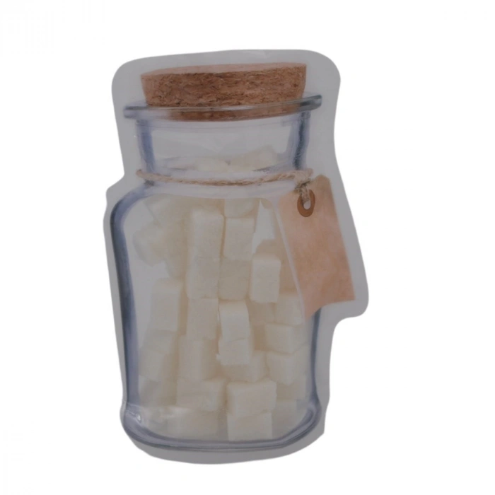 Durukar® Kavanoz Görünümlü Kilitli Poşet Çıtçıtlı ve Pratik Torba 4 Adet