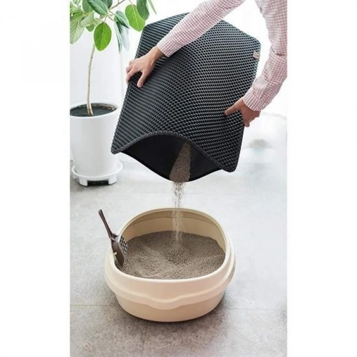 Durukar® Cat Litter Catcher Cleaning Sifting Gray Mat