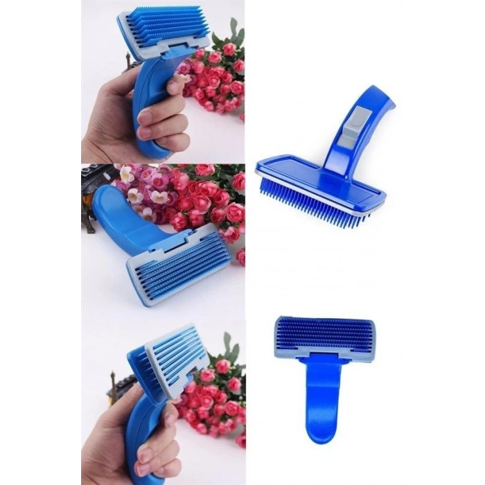 Durukar® Kendini Temizleyen Kedi Köpek Tüy Bakım Tarağı Tüy Alıcı Tarak