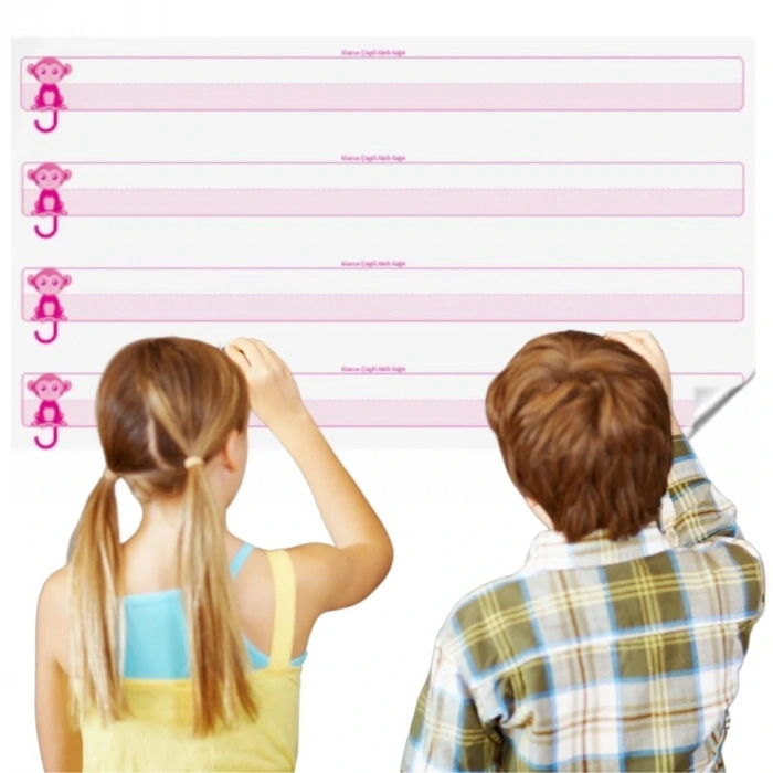 Durukar® Guide Line Smart Paper Whiteboard No Trace on Wall Static Suitable for New Curriculum 100x56cm