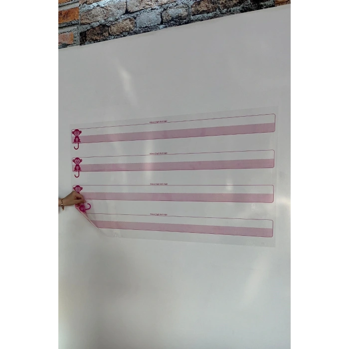 Durukar® Guide Line Smart Paper Whiteboard No Trace on Wall Static Suitable for New Curriculum 100x56cm