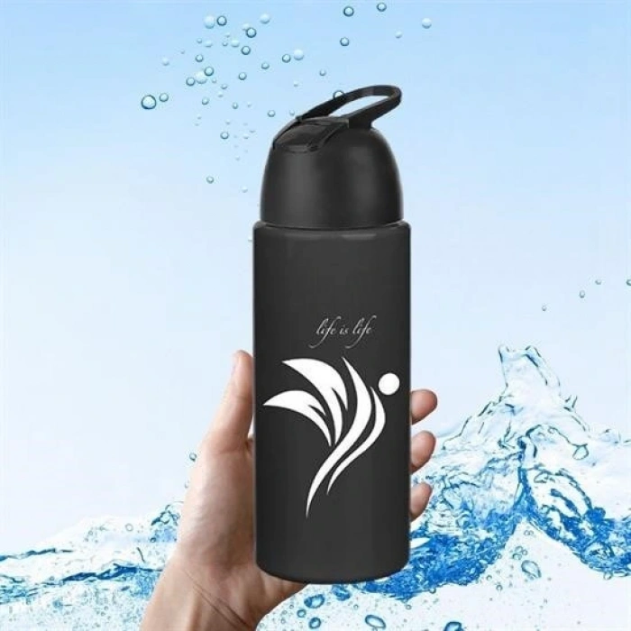 Durukar® Kilitlenebilen Matara Güvenlikli Suluk Sporcu Matarası Spor Su Şişesi İçecek Şişesi 700ml