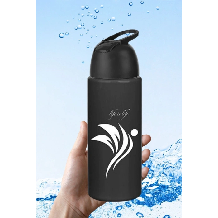 Durukar® Kilitlenebilen Matara Güvenlikli Suluk Sporcu Matarası Spor Su Şişesi İçecek Şişesi 700ml