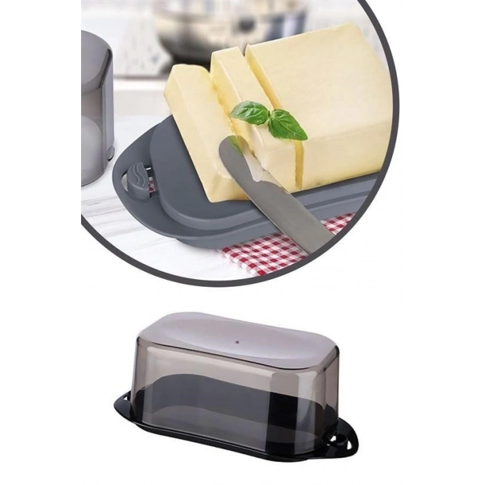 Durukar® Lockable Plastic Lid Breakfast Butter Cheese Storage Container Ap-9428