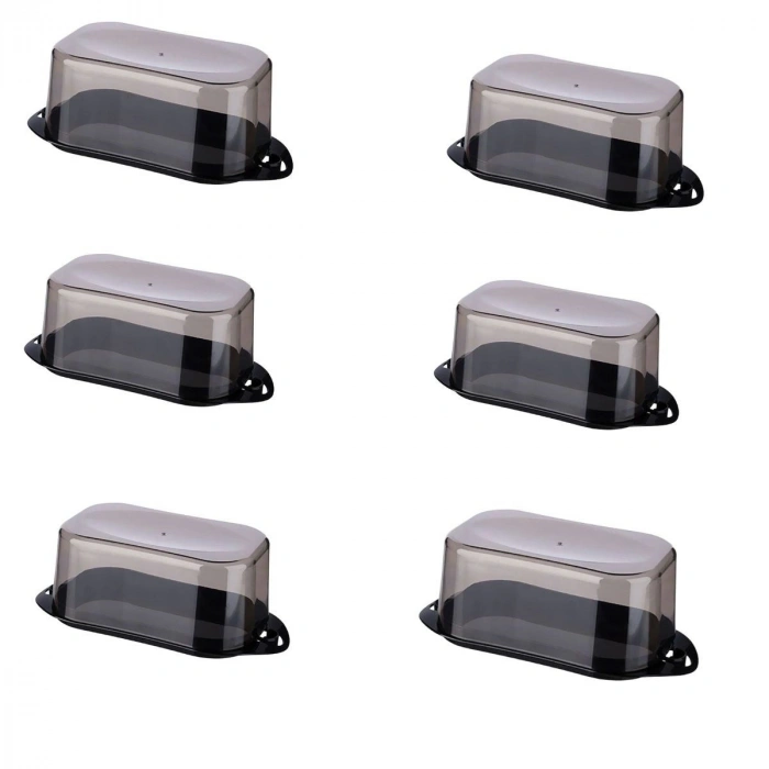 Durukar® Kilitli Plastik Kapaklı Kahvaltılık Tereyağlık Peynirlik Erzak Saklama Kabı Ap-9428