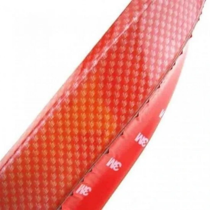 Durukar® Red 2.5 Meter Car Auto Front Bumper Protector Rubber Practical Bumper Strip Tape Trim