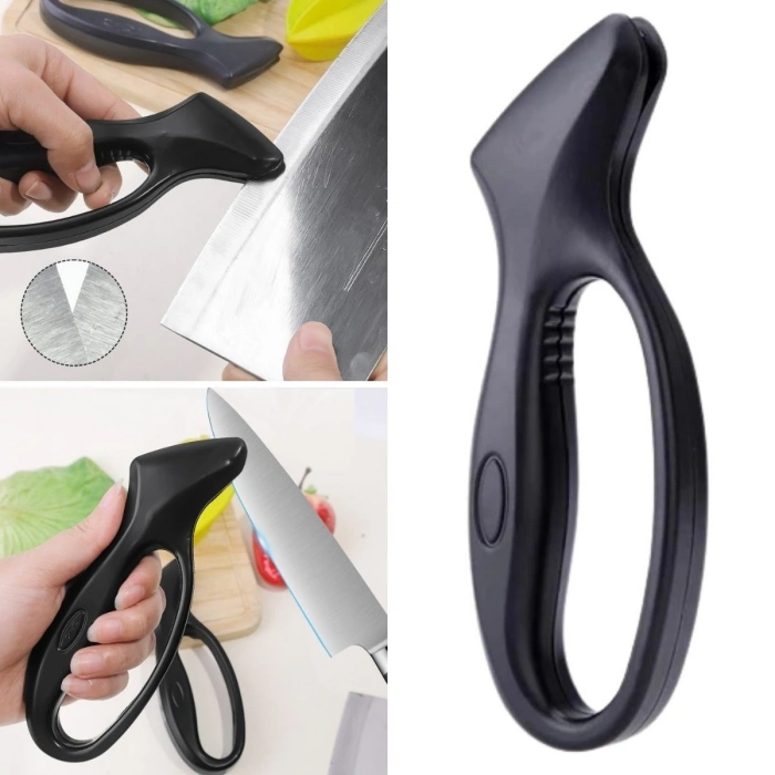 Durukar® Kolay Tutuş Saplı Paslanmaz Çelik Manuel Bıçak Bileme Aleti