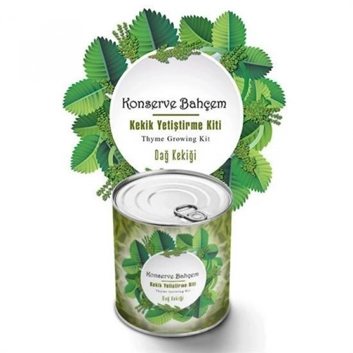 Durukar® Canned Garden Home Canned Mountain Thyme Growing Kit