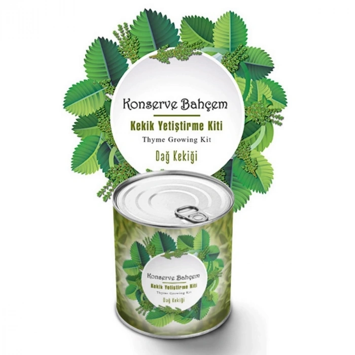 Durukar® Konserve Bahçem Evde Konservede Kekik Dağ Kekiği Yetiştirme Kiti