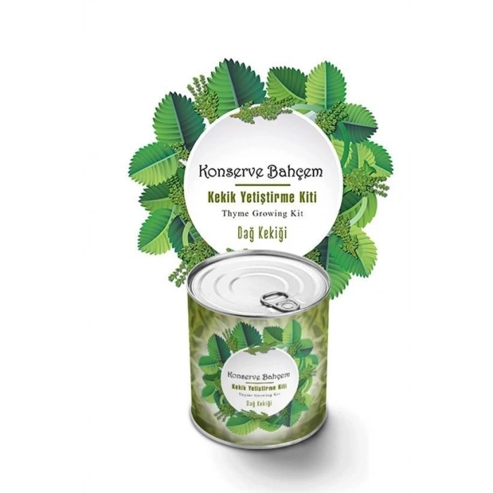 Durukar® Canned Garden Home Canned Mountain Thyme Growing Kit