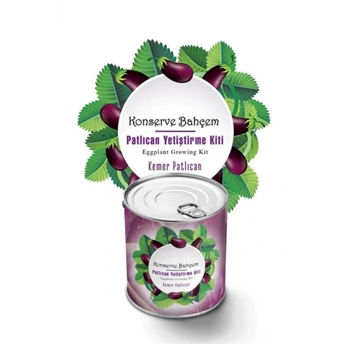 Durukar® Konserve Bahçem Evde Konservede  Kemer PatlıcanYetiştirme Kiti